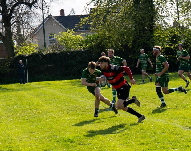 Border Counties Advertizer: Action from Oswestry RFC. Picture by Shaun Brook.